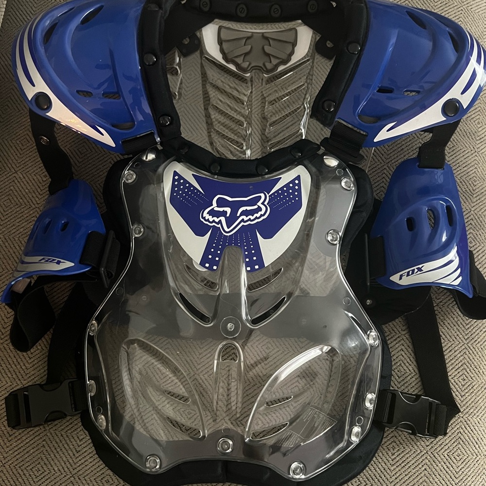 Fox Racing chest guard with shoulder and arm protection